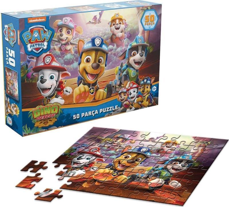 Laço Kids PW7928 Paw Patrol Dino Rescue 50 Parça Çocuk Puzzle