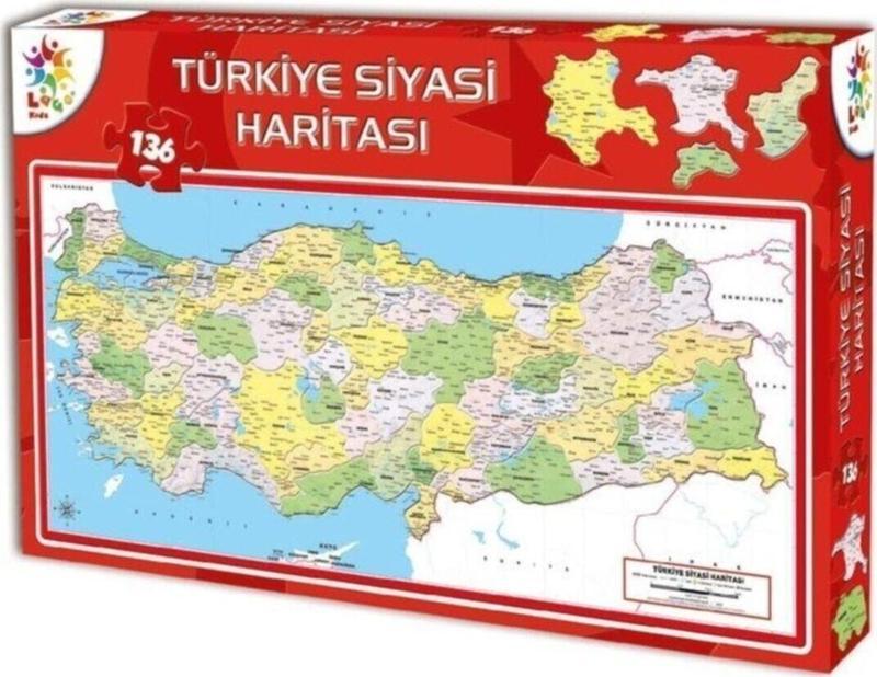 Türkiye Siyasi Haritası Puzzle