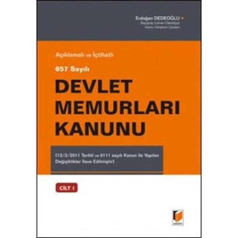 657 Sayılı Devlet Memurları Kanunu (2 Cilt Takım)