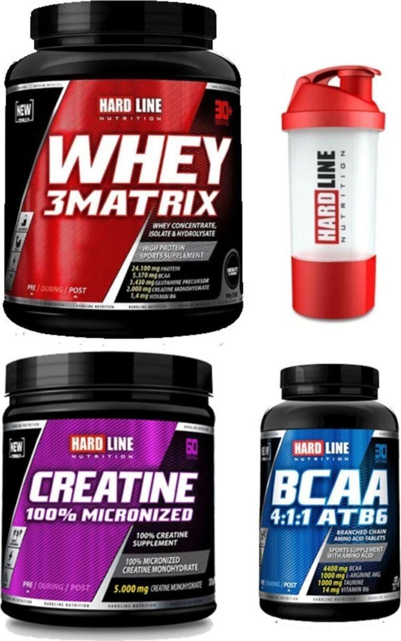 Whey 3matrix 908 G - Çikolata Bcaa 4:1:1 120 Tablet Kreatin %100 Mikronize 300 G