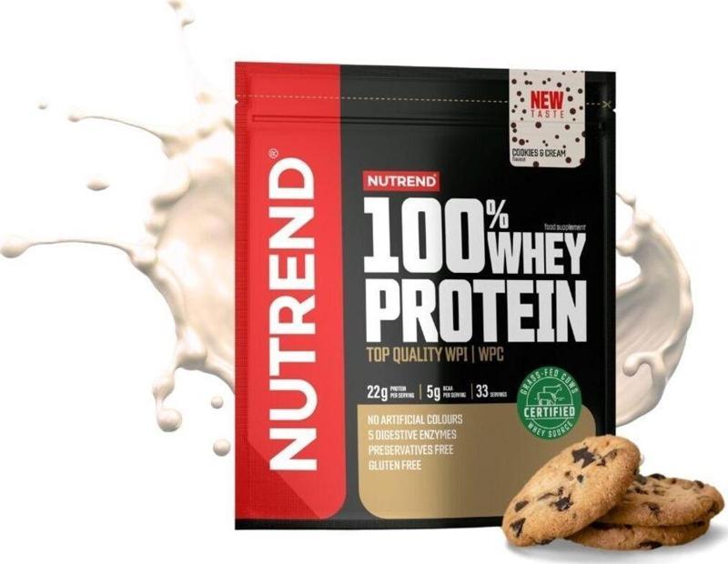 %100 Whey Protein 1000 gr - Cookies & Cream- Kurabiye