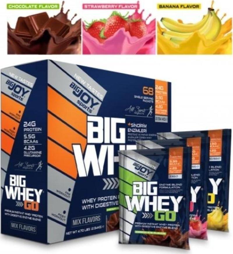 Bigjoy Bigwhey Go Protein 68 Şase Mix Aroma 68 Servis