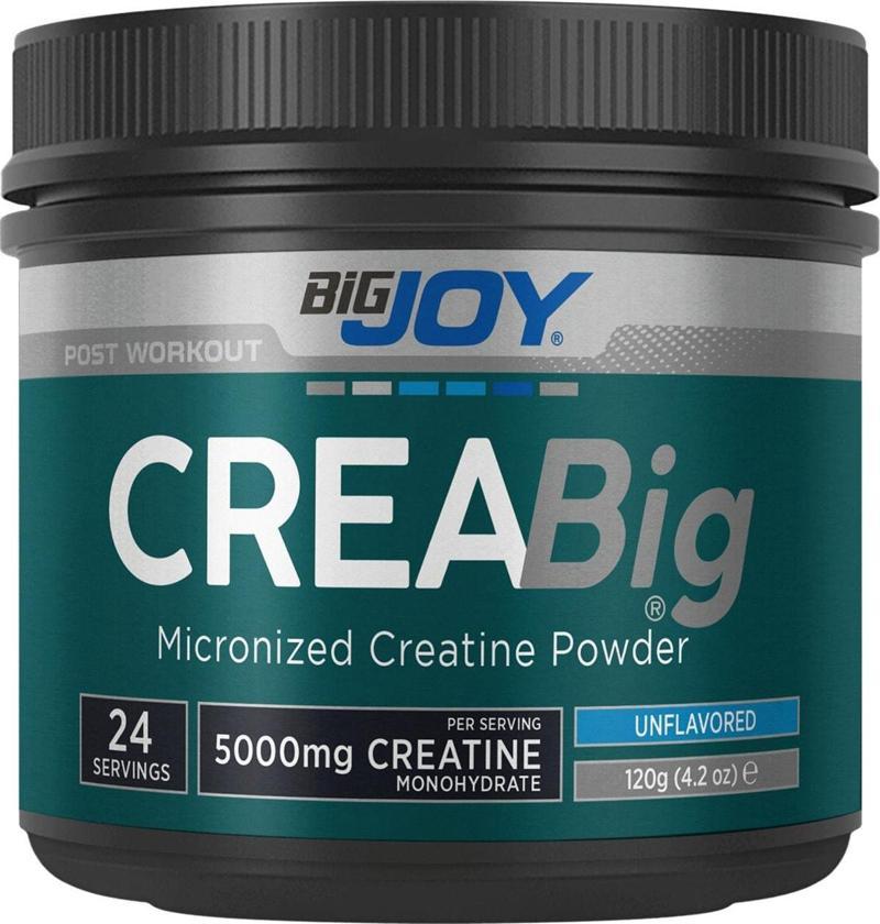 Creabig Creatine Powder 120 gr Kreatin Monohydrate %100 Ultra Pure Micronized Amino Asit