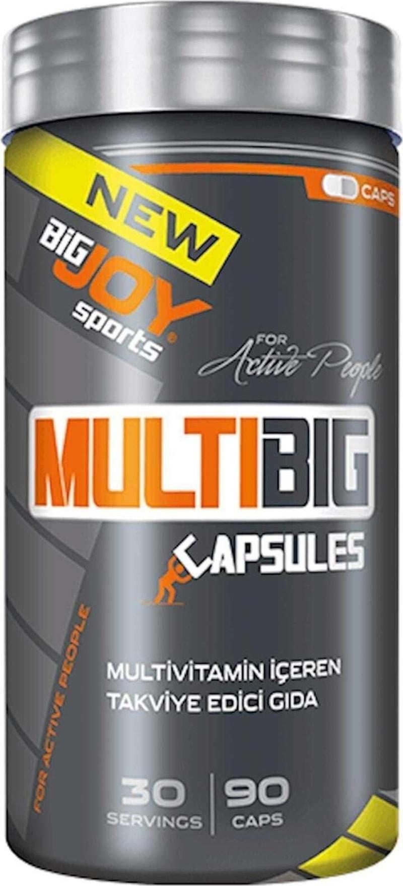 Multibig Vitamin Enerji Takviye Edici Gıda 90 Kapsül