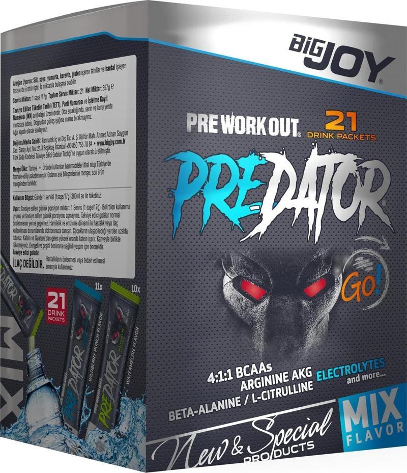 Sports Predator Go! Mix Aroma 17g x 21 Adet 357 g