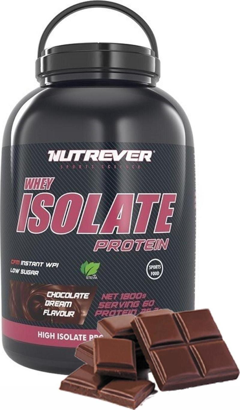 Whey Isolate Çikolata Aromalı Izole Protein 1800 gr