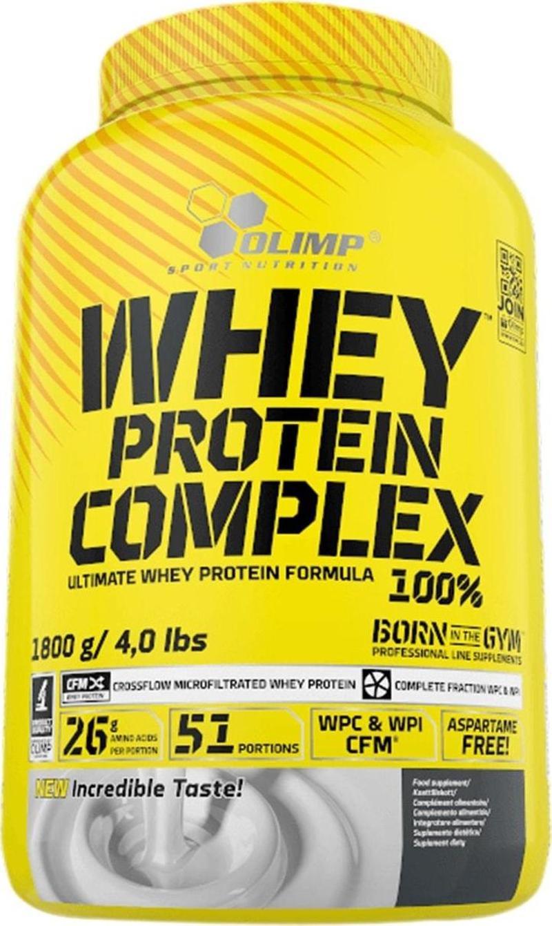 Whey Protein Complex Protein Tozu 1800gr - Beyaz Çikolata Ahududu Aromalı