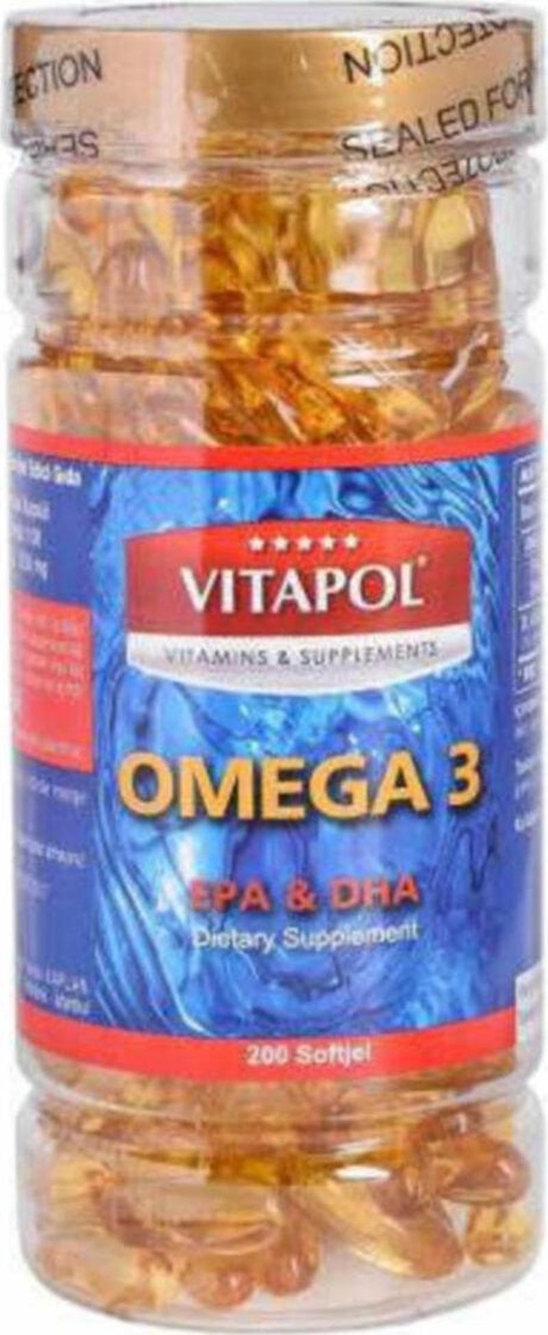 Omega 3 Balık Yağı 200 Softgel