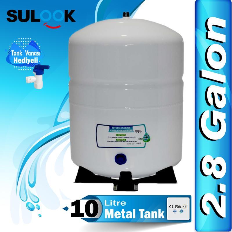 Su Arıtma Deposu,Su Arıtma Tankı (2.8 Galon) 10 Litre Metal Tank flt20231308