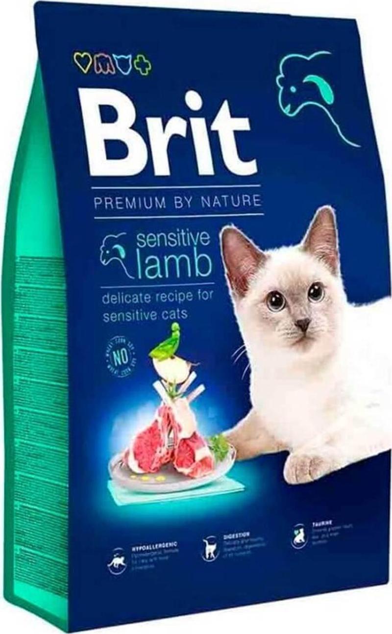 Brit Premium Sensitive Kuzu Etli Kedi Maması 8 Kg