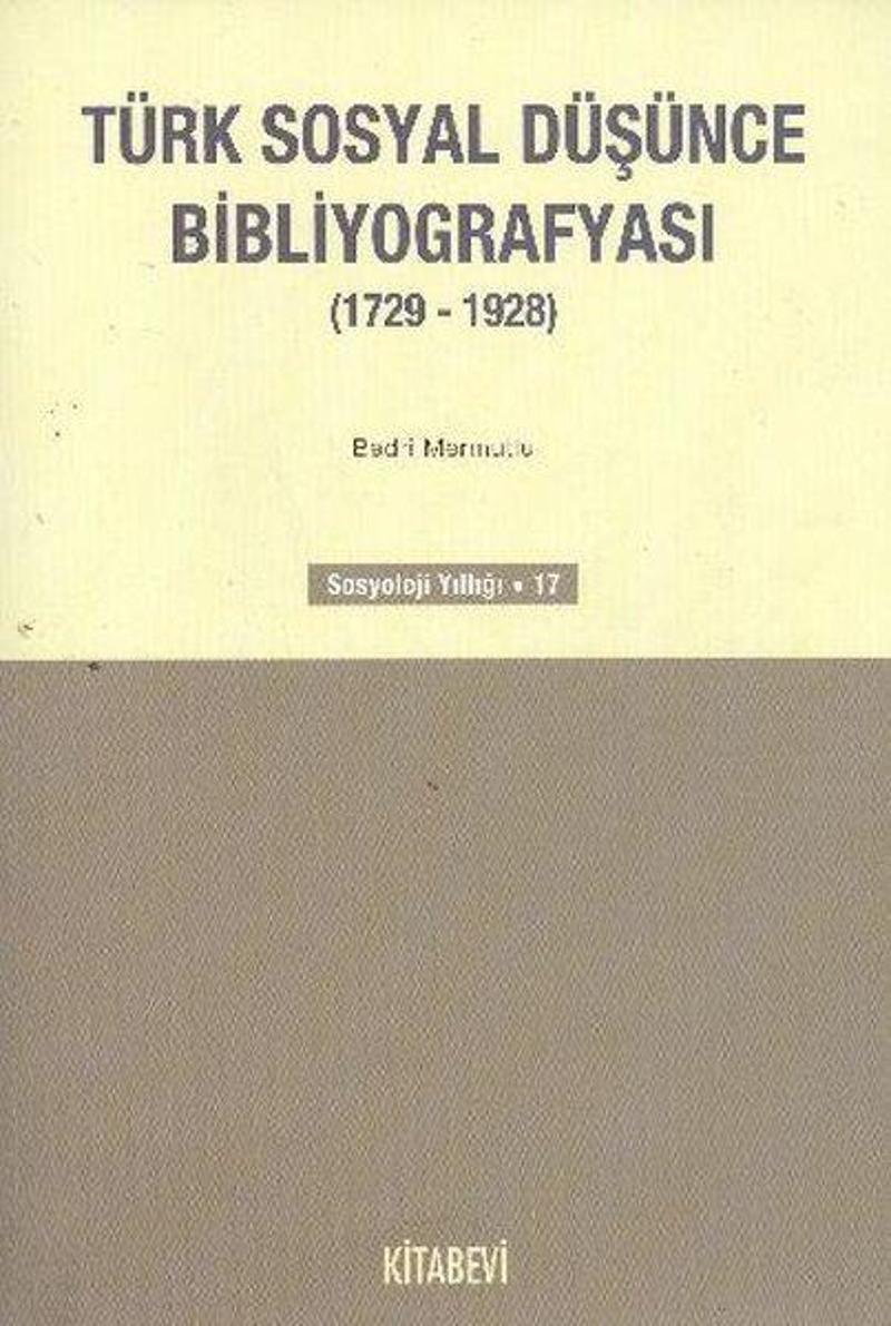 Türk Sosyal Düşünce Bibliyografyası