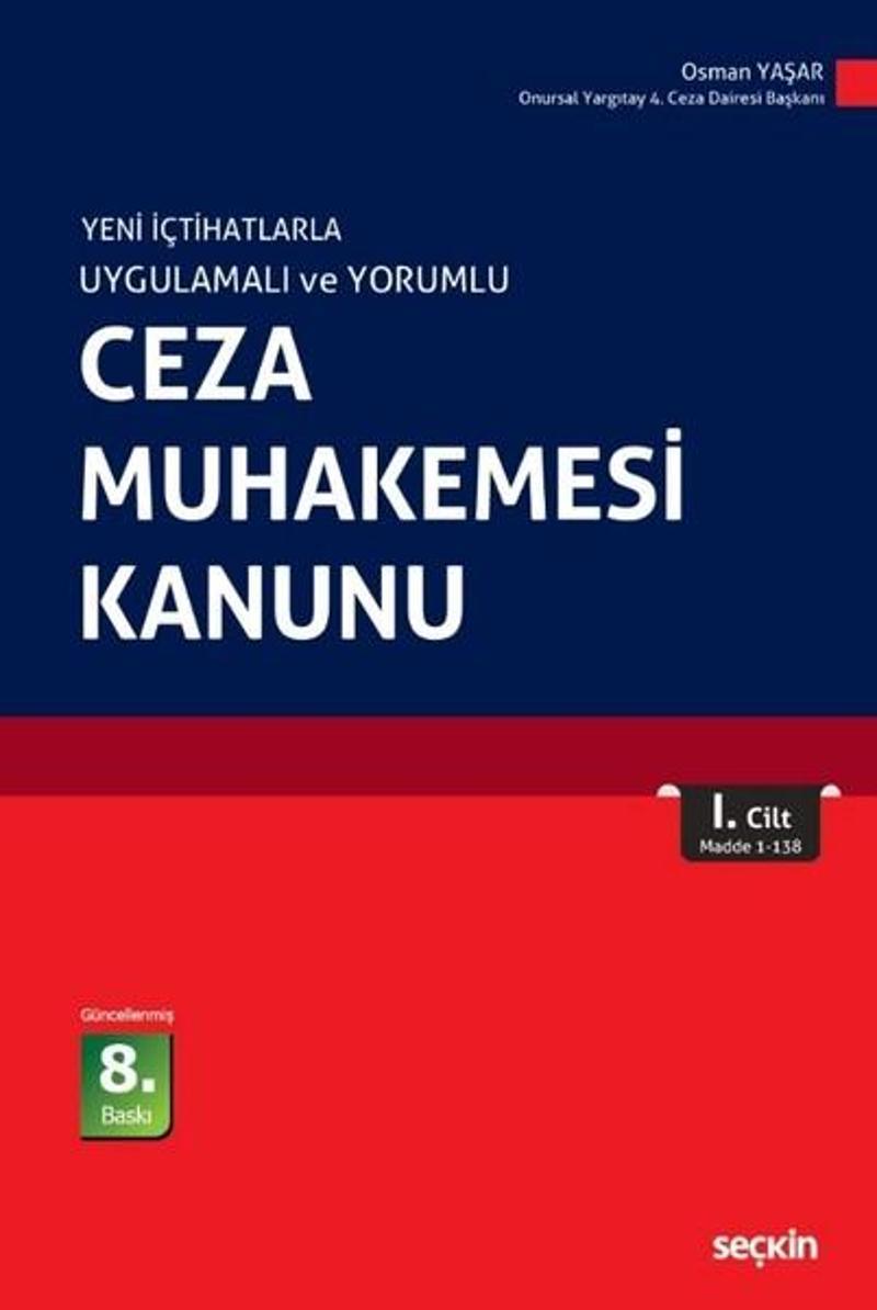 Ceza Muhakemesi Kanunu 3 Cilt Takım