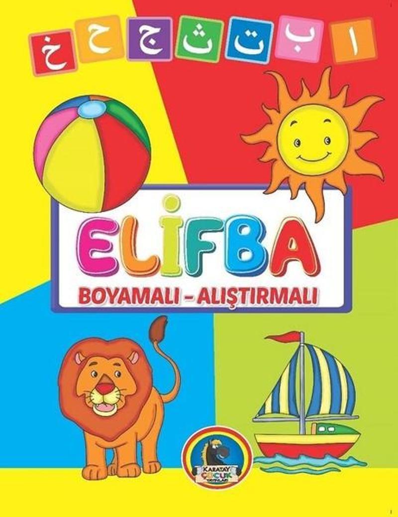 Elifba Boyamalı-Alıştırmalı