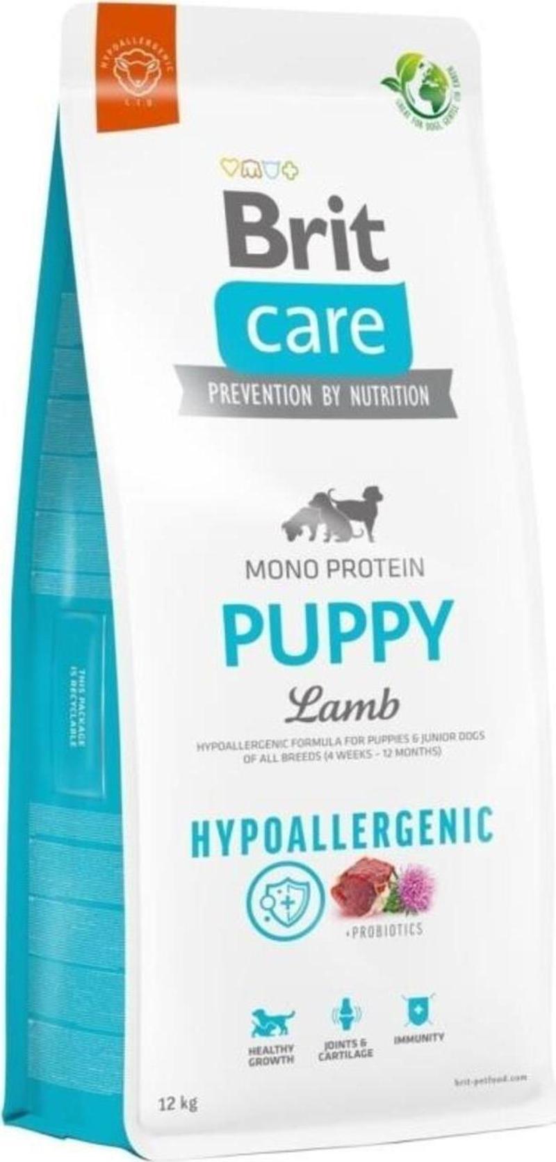 Hypo-allergenic Tüm Irklar Için Kuzulu Yavru Köpek Maması 12 Kg