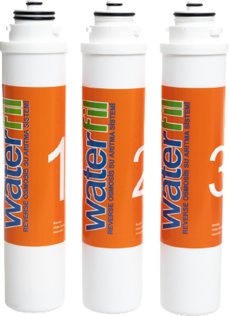 Waterlife,Waterfil Su Arıtma  Filtresi 3'lü Filtre seti