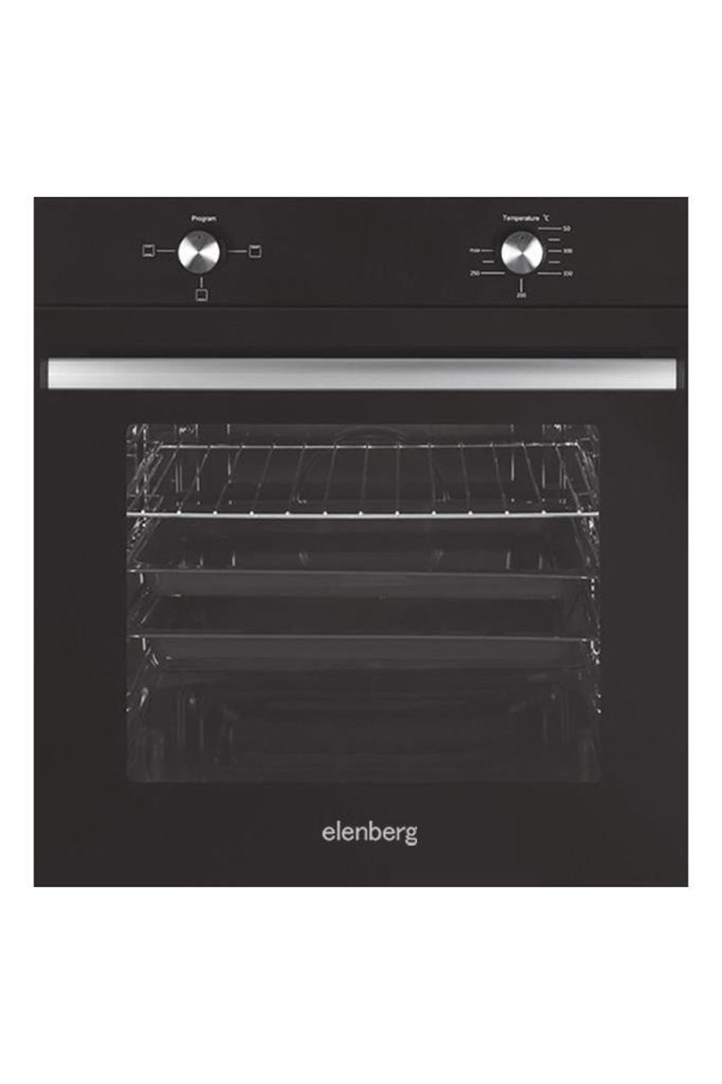 Elenberg ELB-604 76 LT XXL Siyah Ankastre Statik Fırın 3 Program - idefix