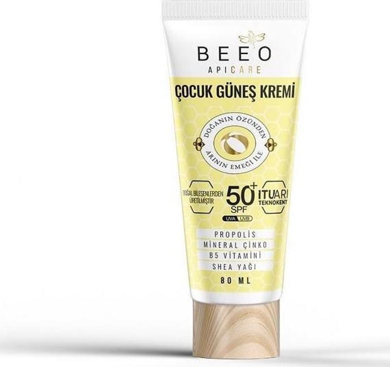 Bee'o Apicare Propolisli SPF50 Çocuk Güneş Kremi 80 ml