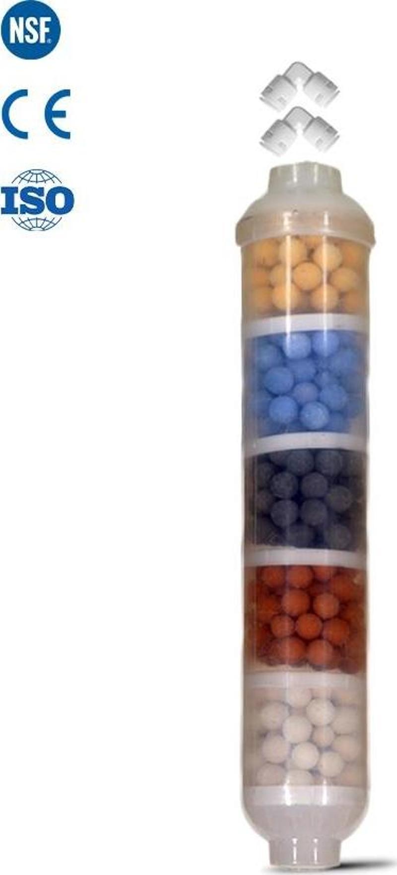 Su Arıtma Cihazları için 5'Li Alkali Detox Mineral Filtre