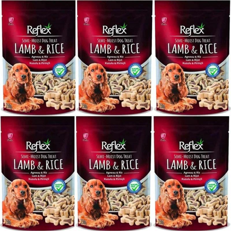 Kuzu Etli Ve Pirinçli Küçük Irk Köpek Ödülü 150 gr 6'lı Set