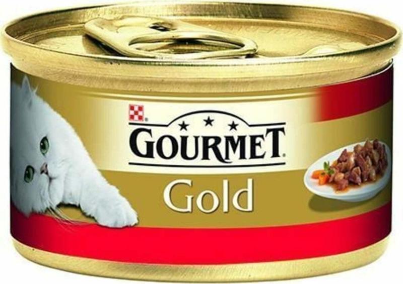 Gold Parça Sığır Etli Yetişkin Kedi Konservesi 85 gr