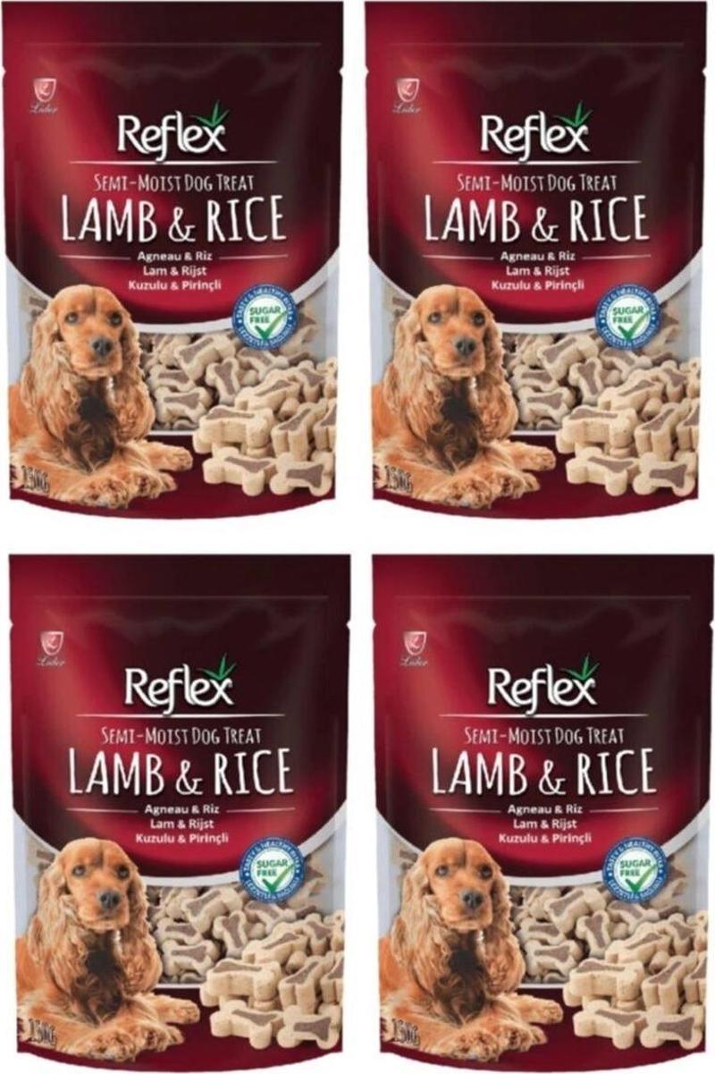 Semi Kuzu Etli & Pirinçli Mini Kemik Köpek Ödül 150 Gr X 4