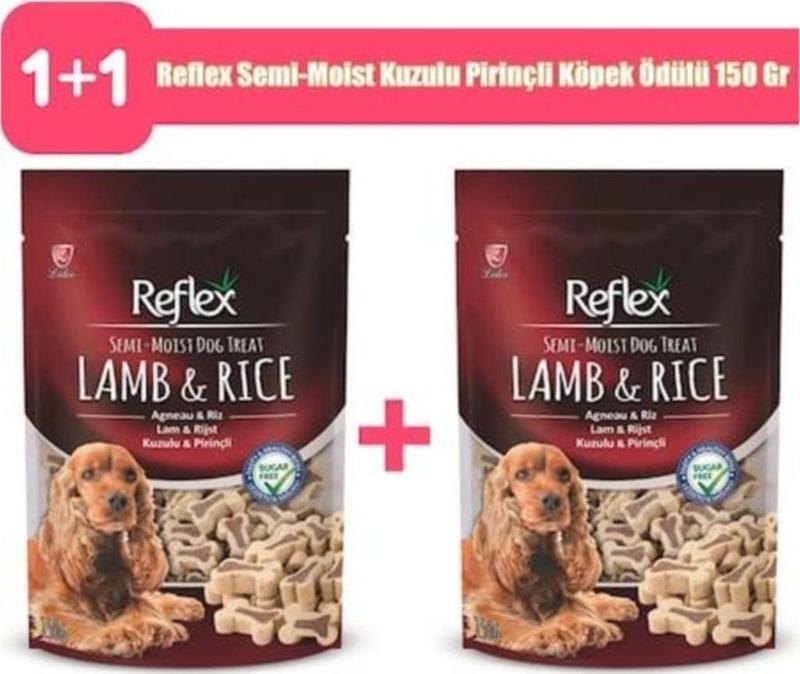 Semi-moist Kuzulu Pirinçli Köpek Ödülü 150 Gr X2 Adet