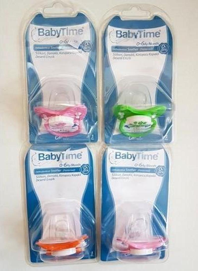 Baby Time Damaklı Silikon Emzik