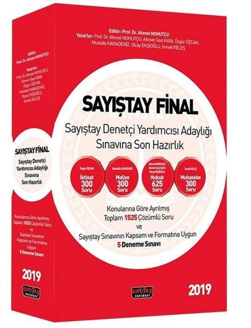 Sayıştay Final-Sayıştay Denetçi Yardımcısı Adaylığı Sınavına Son Hazırlık