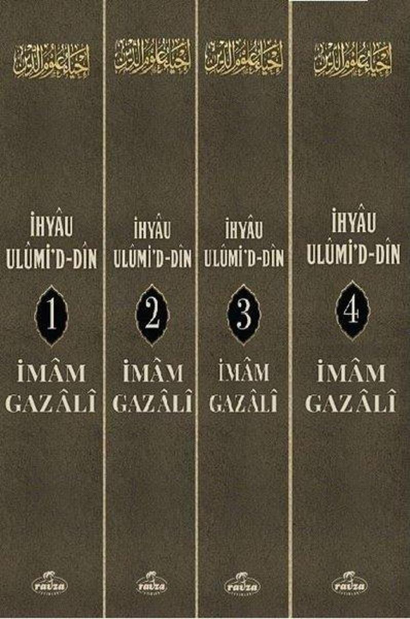 İhyau Ulumi'd - Din Seti - İthal - 4 Kitap Takım