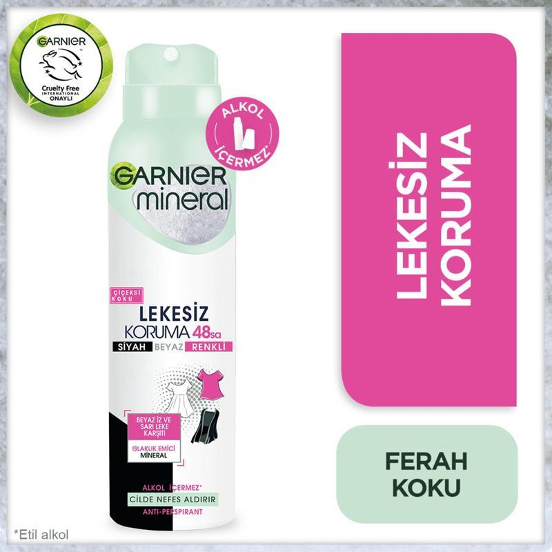 Mineral Lekesiz Koruma Ferah Koku Sprey Deodorant 150 ml