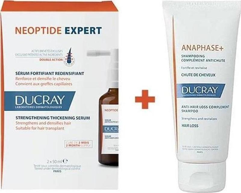 Güçlendirici ve Yoğunlaştırıcı Serum 2x50 ml + Saç Dökülmesi Karışıtı Şampuan 100 ml