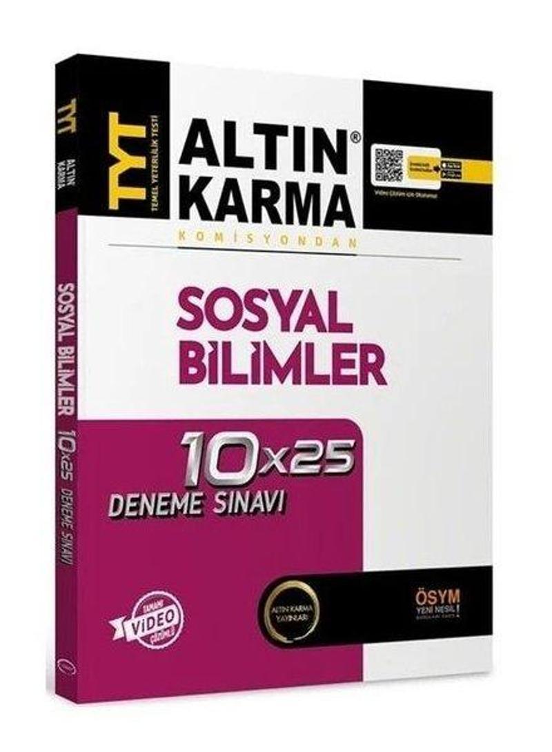 TYT Sosyal Bilimler 10x25 Deneme