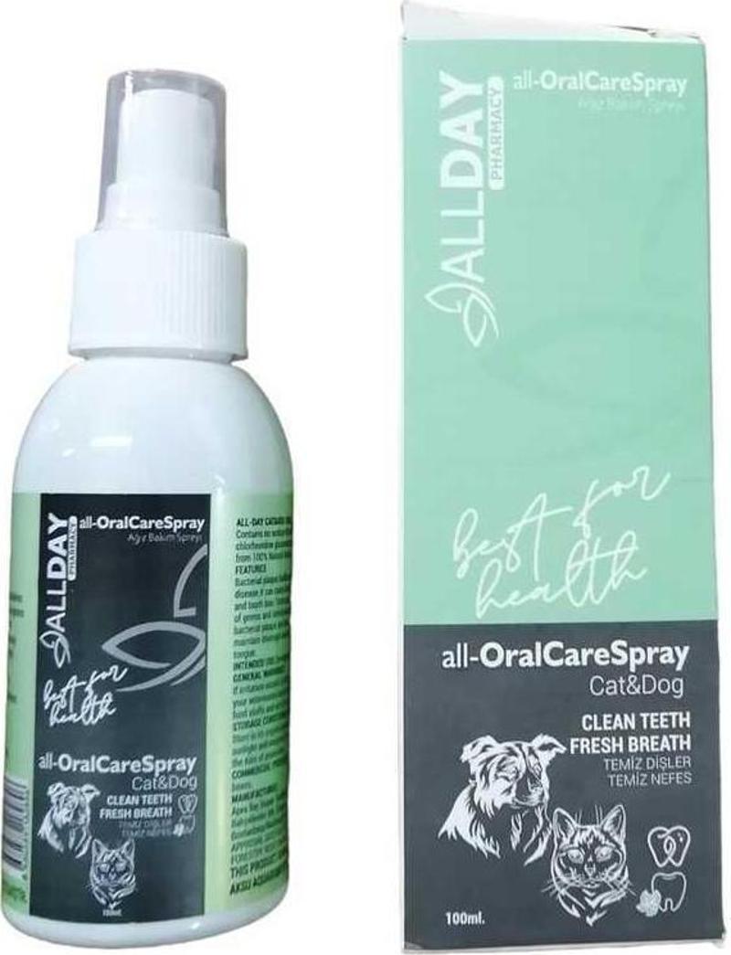 OralCare Kedi Köpek Ağız Bakım Sprey 100 Ml