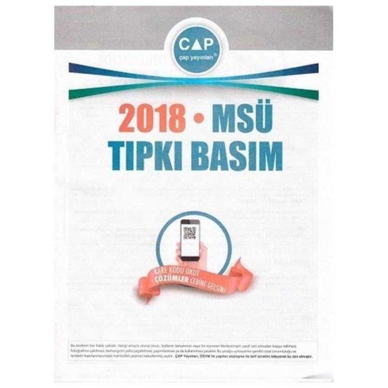 2018 MSÜ Tıpkı Basım