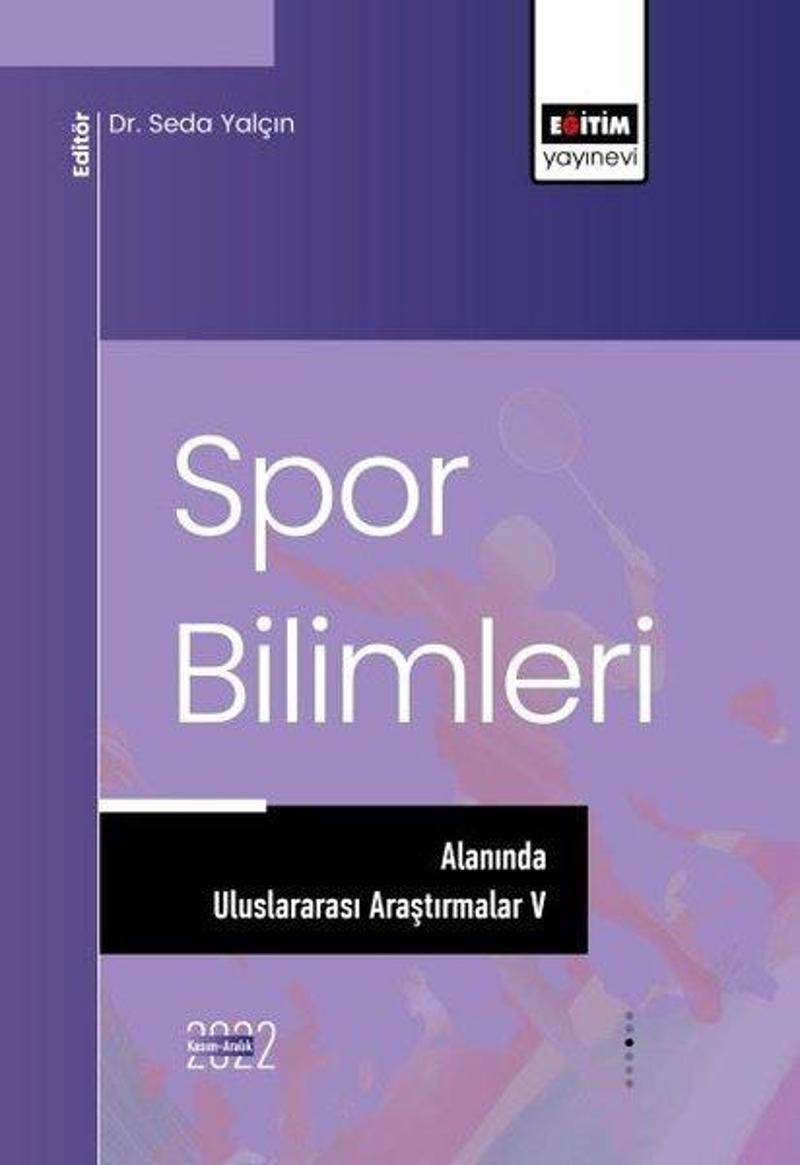 Spor Bilimleri Alanında Uluslararası Araştırmalar - 5