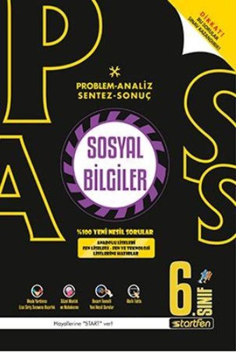 6. Sınıf Pass Sosyal Bilgiler Soru Bankası