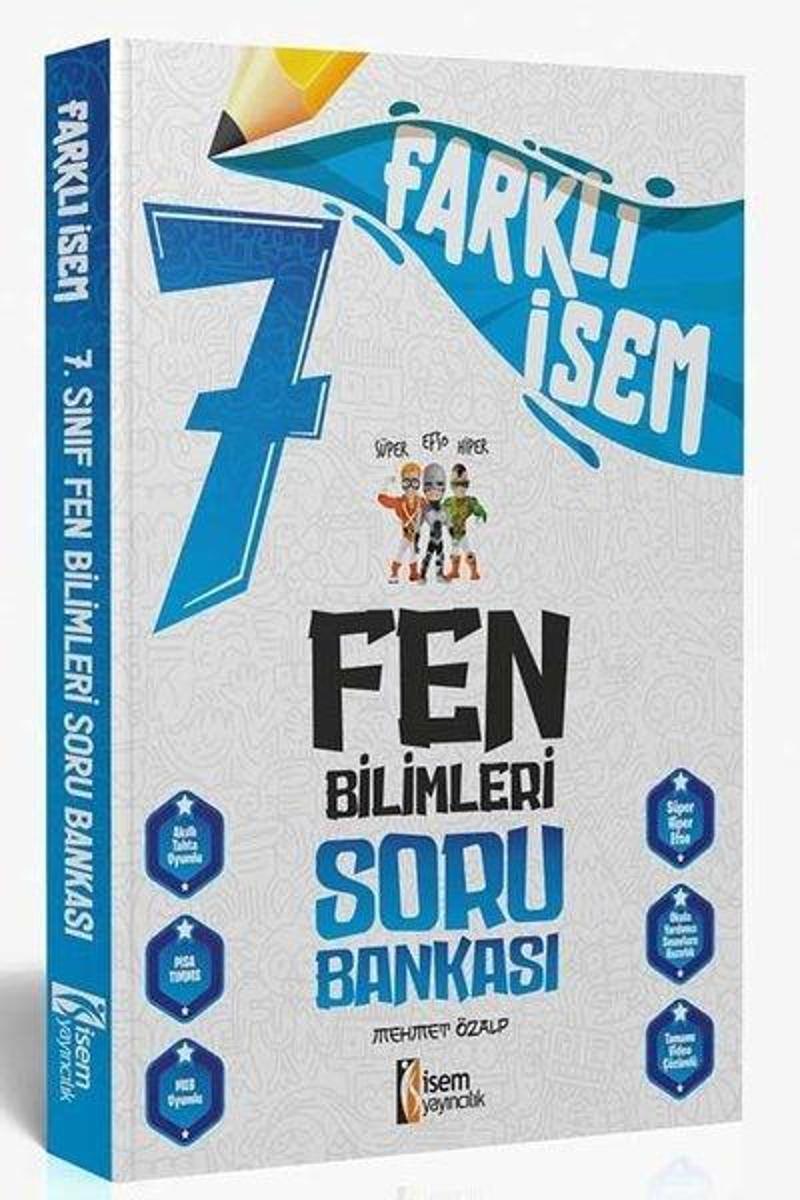 2024 7.Sınıf Fen Bilimleri Farklı İsem Soru Bankası