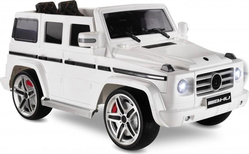 439 Mercedes G65 Amg Uzaktan Kumandalı 12 V Akülü Jeep Beyaz