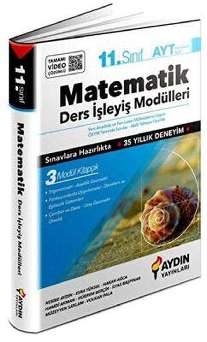 11. Sınıf Aydın Matematik Ders İşleyiş Modülleri