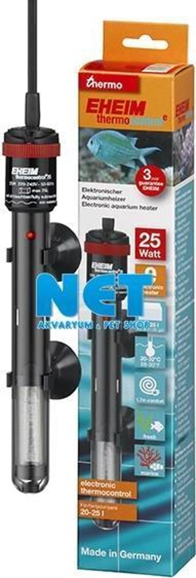 Thermo Control E 25 Watt Akvaryum Isıtıcısı 20-25 litre Akvaryumlar için