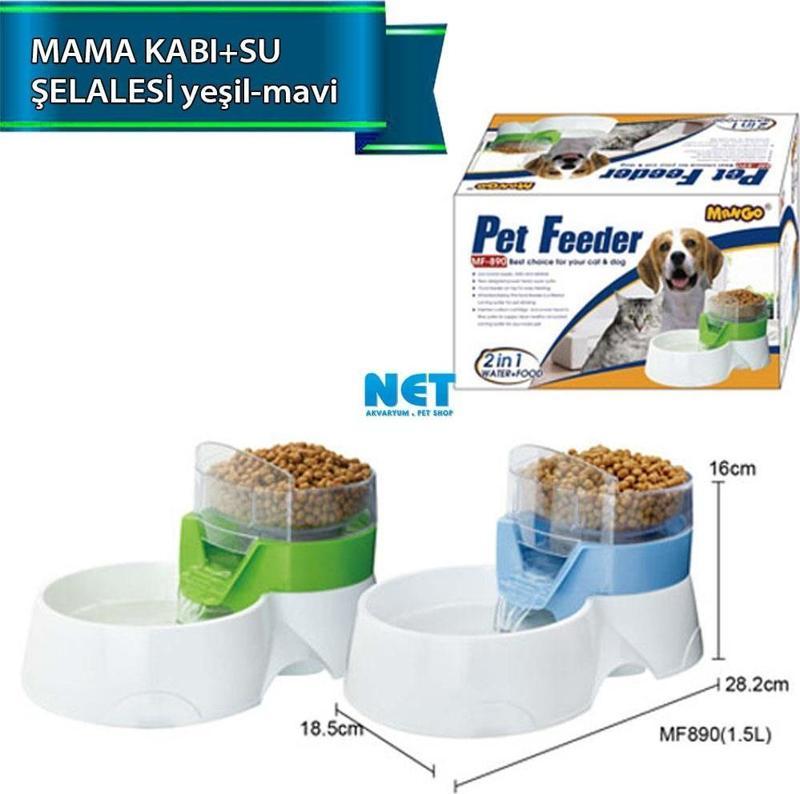 Mama Kabı + Su Şelalesi Yeşil Mavi