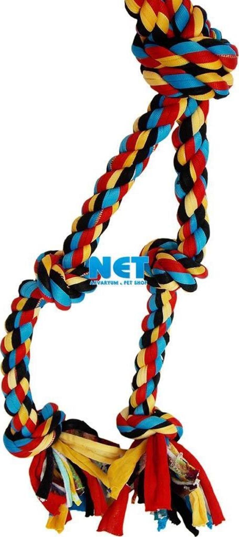 Köpek için Renkli Stres İpi 52 CM