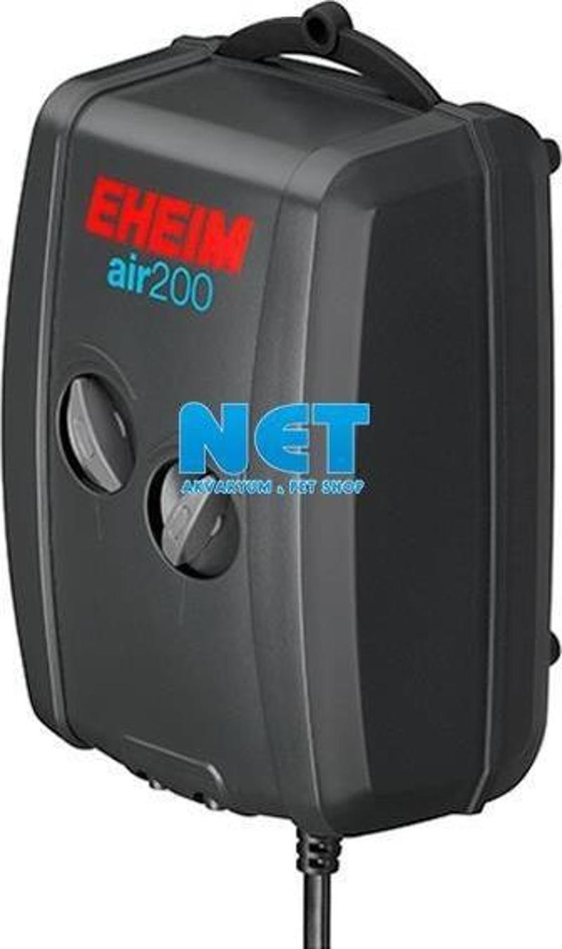 3702  Hava Motoru Çift Çıkışlı 2x100 LT/SAAT 200 Litre Akvaryum İçin , 3,5W