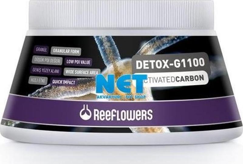 Detox-G1100 Activated Carbon 1000 ml 1000 ml Aktif Karbon Akvaryum Dış Filtre Malzemesi