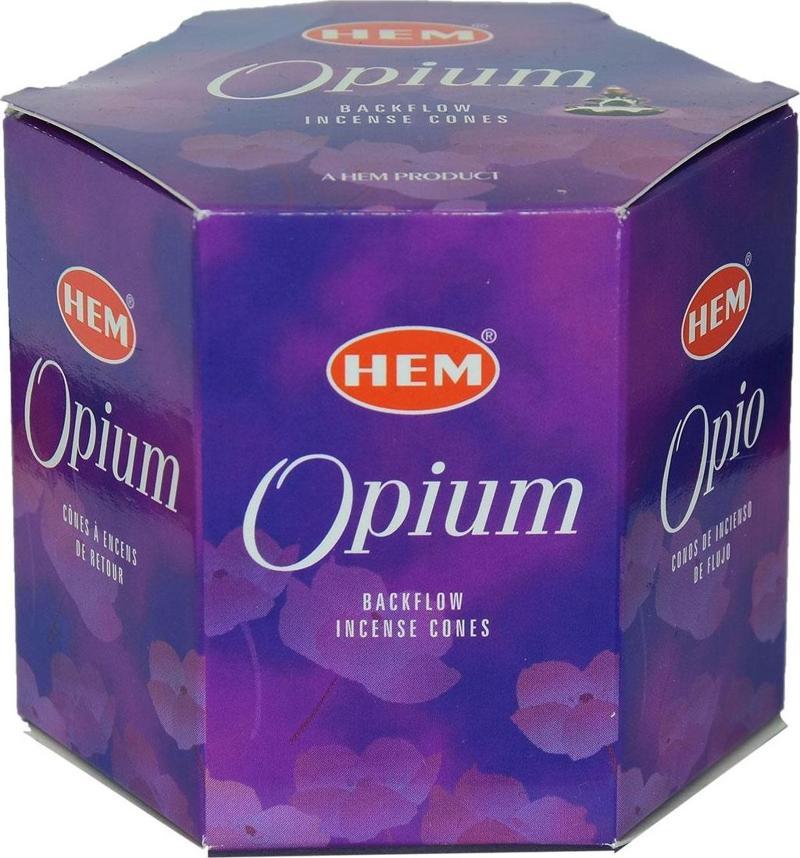 Geri Akış Şelale Haşhaş Kokulu 40 Konik Tütsü - Opium Backflow Incense Cones