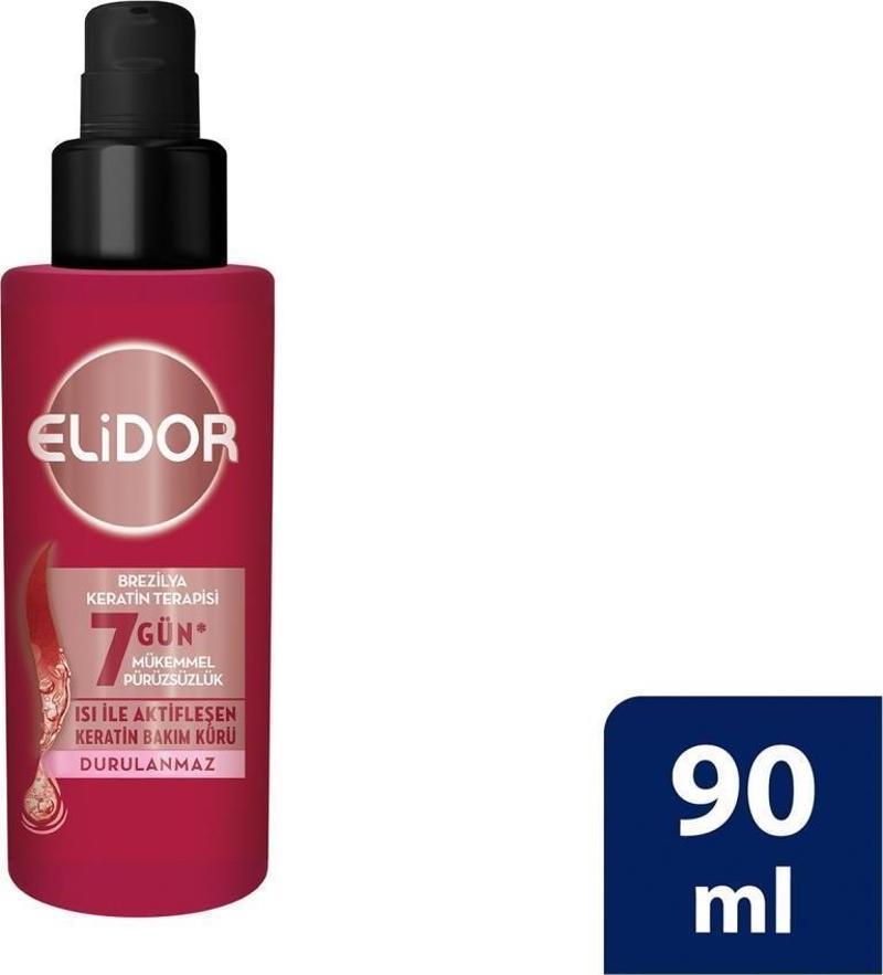 Isı İle Aktifleşen Keratin Bakım Kürü Brezilya Keratin Terapisi Hidrolize Keratin Marula Yağı E Vitamini 90 ml