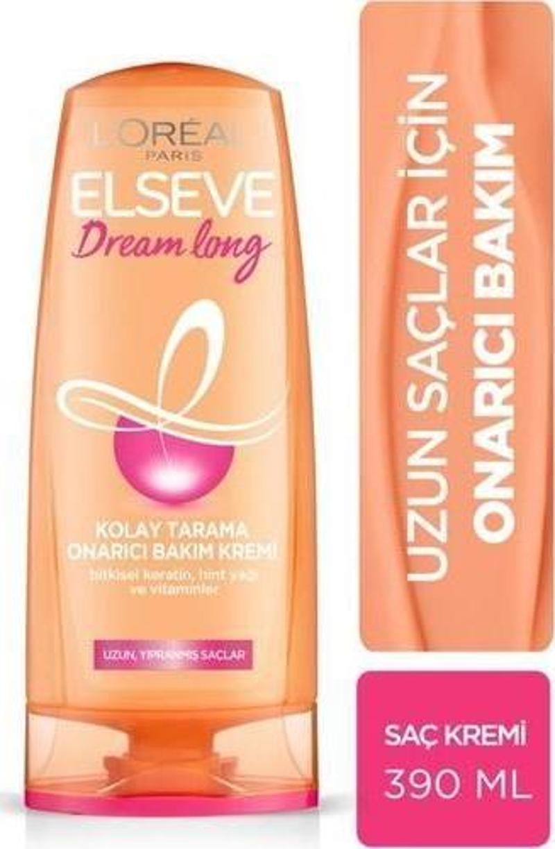 Loreal Paris Elseve Dream Long Kolay Tarama Saç Bakım Kremi 390Ml