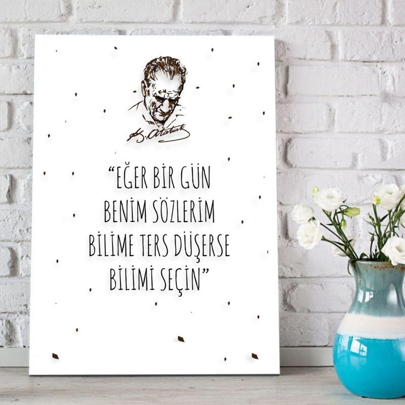 Mustafa Kemal Atatürk Temalı Kanvas Tablo-1
