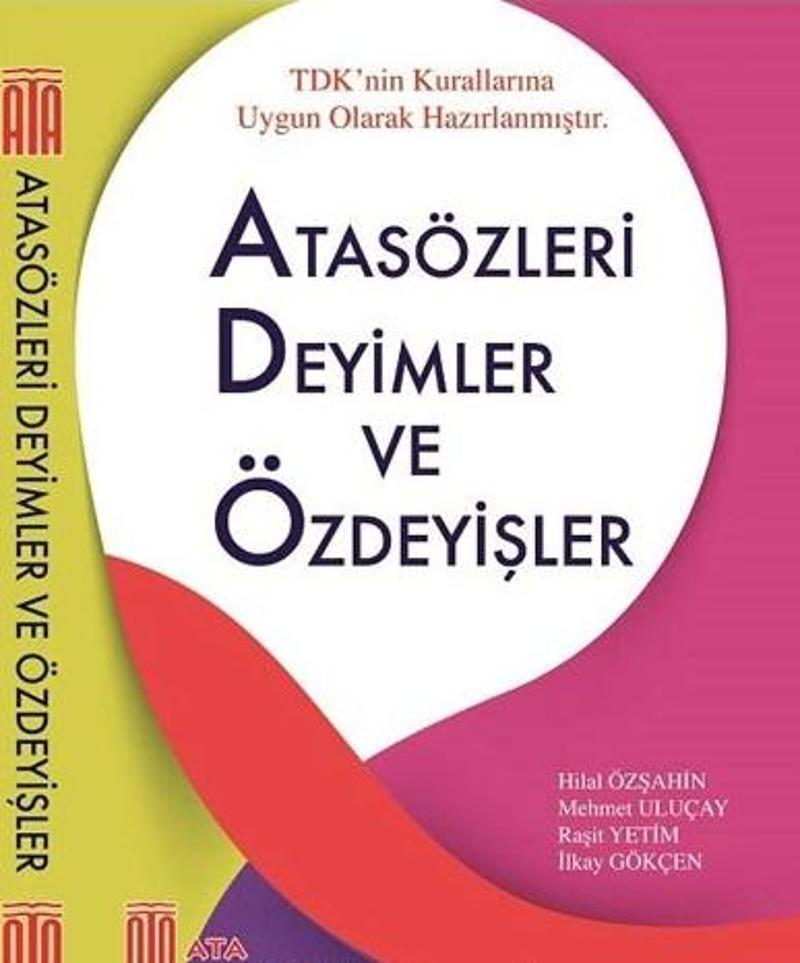 Atasözleri Deyimler ve Özdeyişler Karton Kapak Ata Yayıncılık