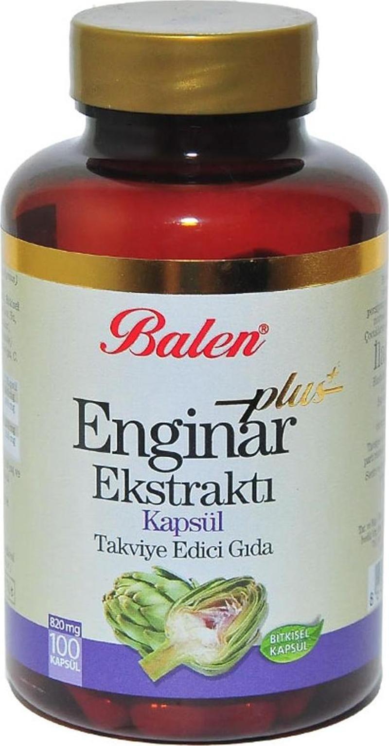 Enginar Ekstraktı Plus+ 100 Kapsül